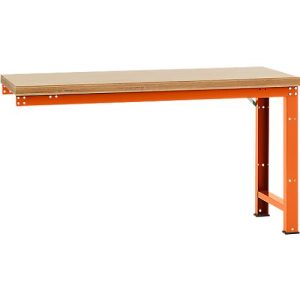 Manuflex Anbauwerkbank Profi Standard, Tischplatte Multiplex, 1750 x 700 mm, rotorange Manuflex Anbauwerkbank Profi Standard, Tischplatte Multiplex, 1750 x 700 mm, rotorange