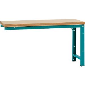Manuflex Anbauwerkbank Profi Standard, Tischplatte Multiplex, 1750 x 700 mm, wasserblau Manuflex Anbauwerkbank Profi Standard, Tischplatte Multiplex, 1750 x 700 mm, wasserblau