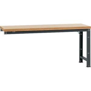 Manuflex Anbauwerkbank Profi Standard, Tischplatte Multiplex, 2000 x 700 mm, anthrazit Manuflex Anbauwerkbank Profi Standard, Tischplatte Multiplex, 2000 x 700 mm, anthrazit