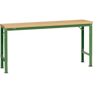Manuflex Grundtisch UNIVERSAL Spezial, 1750 x 800 mm, Multiplex natur, resedagrün Manuflex Grundtisch UNIVERSAL Spezial, 1750 x 800 mm, Multiplex natur, resedagrün