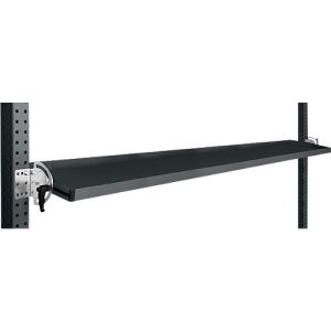 Manuflex Neigbare Ablagekonsole, für Reihe Universal oder Profi, Nutztiefe 195 mm, für Tischbreite 2000 mm, anthrazit Manuflex Neigbare Ablagekonsole, für Reihe Universal oder Profi, Nutztiefe 195 mm, für Tischbreite 2000 mm, anthrazit
