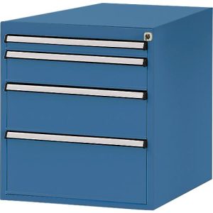 Manuflex Schubladen-Unterbau, für T 800 mm, brillantblau Manuflex Schubladen-Unterbau, für T 800 mm, brillantblau