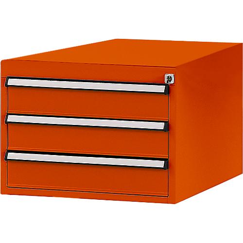 Manuflex Schubladen-Unterbau, für T 800 mm, rotorange