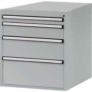 Manuflex Schubladen-Unterbauten, für Werkbank Profi Tiefe 700 mm, alusilber Manuflex Schubladen-Unterbauten, für Werkbank Profi Tiefe 700 mm, alusilber