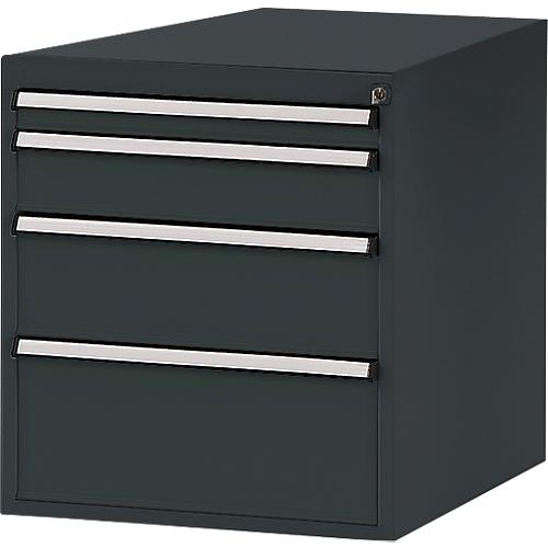 Manuflex Schubladen-Unterbauten, für Werkbank Profi Tiefe 700 mm, anthrazit