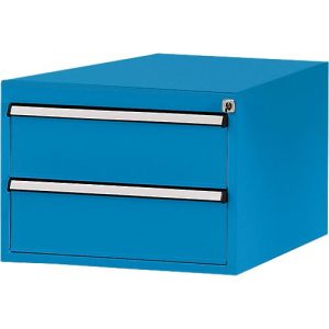 Manuflex Schubladen-Unterbauten, für Werkbank Profi Tiefe 700 mm, lichtblau Manuflex Schubladen-Unterbauten, für Werkbank Profi Tiefe 700 mm, lichtblau