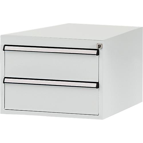 Manuflex Schubladen-Unterbauten, für Werkbank Profi Tiefe 700 mm, lichtgrau
