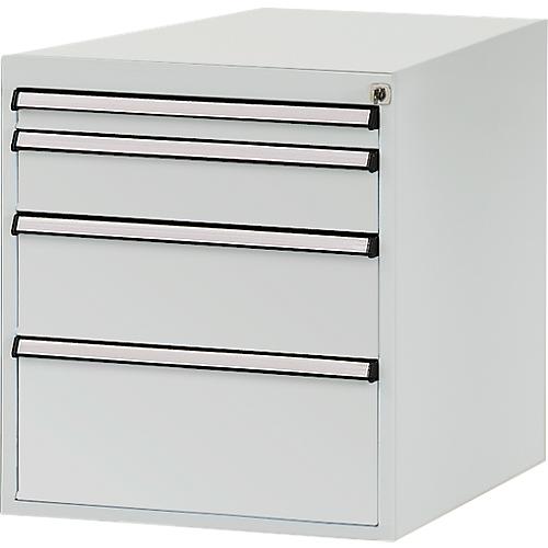 Manuflex Schubladen-Unterbauten, für Werkbank Profi Tiefe 700 mm, lichtgrau