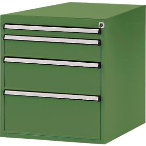 Manuflex Schubladen-Unterbauten, für Werkbank Profi Tiefe 700 mm, resedagrün Manuflex Schubladen-Unterbauten, für Werkbank Profi Tiefe 700 mm, resedagrün