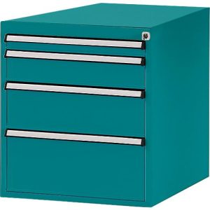 Manuflex Schubladen-Unterbauten, für Werkbank Profi Tiefe 700 mm, wasserblau Manuflex Schubladen-Unterbauten, für Werkbank Profi Tiefe 700 mm, wasserblau