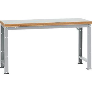 Manuflex Werkbank Profi Standard, Tischplatte Kunststoff B 1750 x T 700, alusilber Manuflex Werkbank Profi Standard, Tischplatte Kunststoff B 1750 x T 700, alusilber