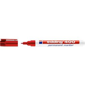Marker edding 400, feine Spitze, rot, 1 Stück Marker edding 400, feine Spitze, rot, 1 Stück