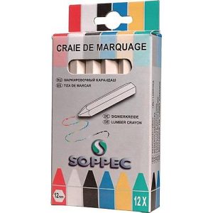 Markierkreide weiß unpapiert 12 St./Schachtel SOPPEC Markierkreide weiß unpapiert 12 St./Schachtel SOPPEC