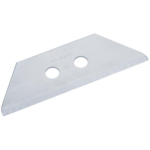 MARTOR Trapezklinge 60099, 10 St., L 55,5 x B 19 mm, 2-seit. Breitschl., Materialst. 0,63 mm