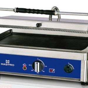 MASTRO Kontaktgrill gerillt, 505x400x230 mm, 3.1 kW