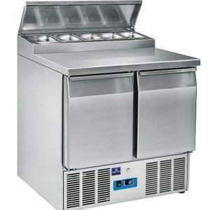 MASTRO Saladette Pizzatisch mit 2 Türen GN 1/1, 5x GN 1/6, Breite 900mm MASTRO Saladette Pizzatisch mit 2 Türen GN 1/1, 5x GN 1/6, Breite 900mm