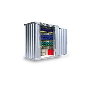 Materialcontainer MC 1100, verzinkt, zerlegt, mit Holzfußboden Materialcontainer MC 1100, verzinkt, zerlegt, mit Holzfußboden