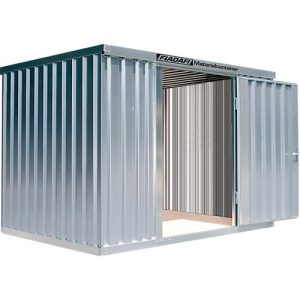 Materialcontainer MC 1300, verzinkt, montiert, mit Holzfußboden Materialcontainer MC 1300, verzinkt, montiert, mit Holzfußboden