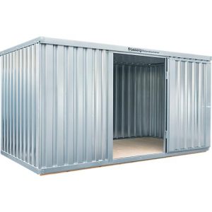 Materialcontainer MC 1400, verzinkt, montiert, mit Holzfußboden Materialcontainer MC 1400, verzinkt, montiert, mit Holzfußboden