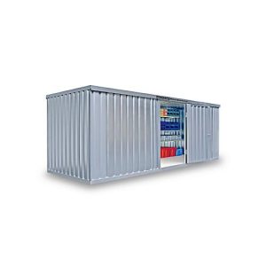 Materialcontainer MC 1600, verzinkt, zerlegt, mit Holzfußboden Materialcontainer MC 1600, verzinkt, zerlegt, mit Holzfußboden