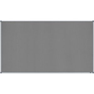MAUL Pinnwandtafel 2000, Textil, grau, 900 x 1800 mm