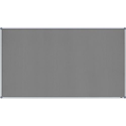 MAUL Pinnwandtafel 2000, Textil, grau, 900 x 1800 mm