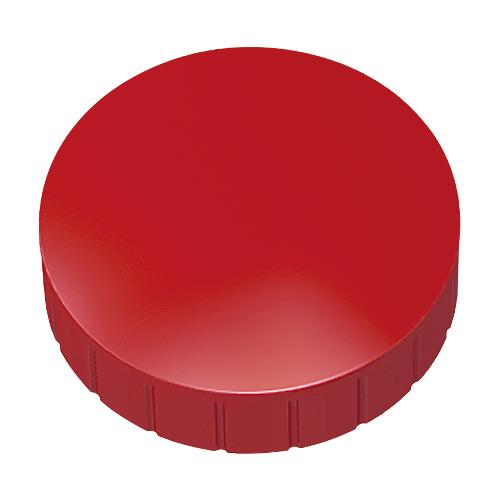 MAUL Solidmagnete, ø 32 x 8,5 mm, 10 Stück, rot
