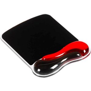 Mauspad mit Gelkissen Kensington Duo, Belüftungskanäle, Memoryfunktion, B 238 x T 337 x H 38 mm, rot-schw. Mauspad mit Gelkissen Kensington Duo, Belüftungskanäle, Memoryfunktion, B 238 x T 337 x H 38 mm, rot-schw.