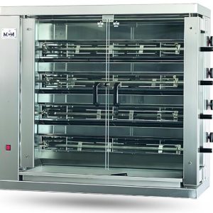 MCM Elektro Hähnchengrill 4EE, 4 Spieße für bis zu 24 Hähnchen