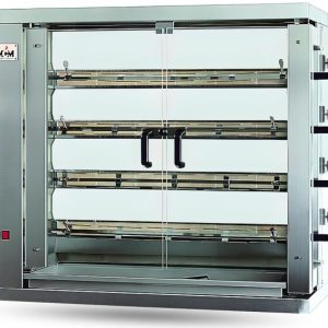 MCM Gas Hähnchengrill 4 EG mit 4 Spießen für 24 Hähnchen MCM Gas Hähnchengrill 4 EG mit 4 Spießen für 24 Hähnchen