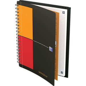 Meetingbook Oxford International B5, doppelspiralgebunden, kariert, 80 Blatt, SKRIBZEE®-komp., 5 Stück Meetingbook Oxford International B5, doppelspiralgebunden, kariert, 80 Blatt, SKRIBZEE®-komp., 5 Stück