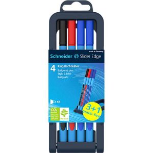Mix-Set Kugelschreiber Slider Edge XB, 4er-Box Mix-Set Kugelschreiber Slider Edge XB, 4er-Box