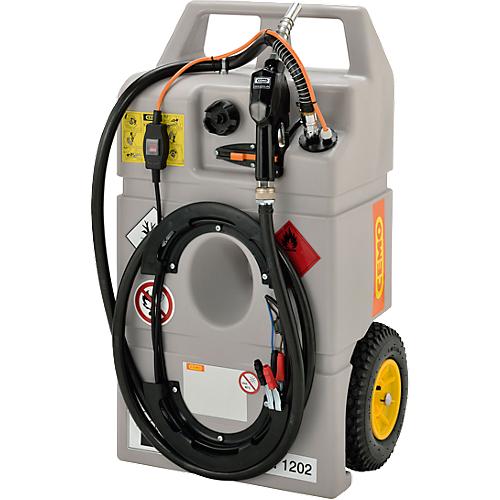 Mobile Tankanlage Diesel-Trolley, 100 l, Elektropumpe 12V, Schlauch 3 m