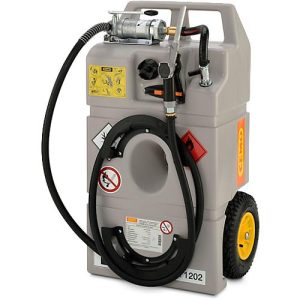 Mobile Tankanlage Diesel-Trolley, 100 l, Handpumpe, Schlauch 3 m Mobile Tankanlage Diesel-Trolley, 100 l, Handpumpe, Schlauch 3 m