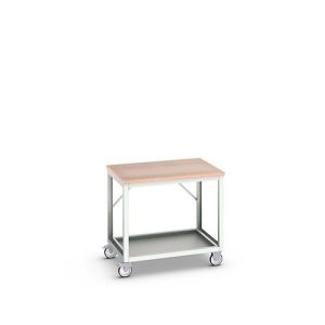 Mobile Werkbank Bott verso, Multiplex-Platte, 1 Ablageboden, mit Querstrebenset, B 1000 x T 800 x H 930 mm, RAL 7035 Lichtgrau Mobile Werkbank Bott verso, Multiplex-Platte, 1 Ablageboden, mit Querstrebenset, B 1000 x T 800 x H 930 mm, RAL 7035 Lichtgrau