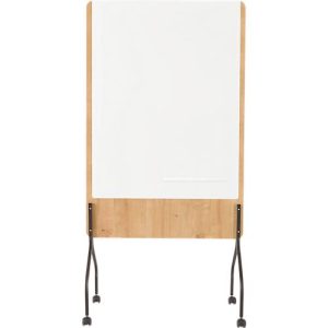 Mobiles Whiteboard Rocada Natural, drehbar, magnethaftend, Stahl auf Melaminholzplatte, B 1000 x H 1200 mm Mobiles Whiteboard Rocada Natural, drehbar, magnethaftend, Stahl auf Melaminholzplatte, B 1000 x H 1200 mm