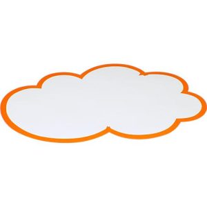 Moderationskarten, wolkenförmig, 370 x 620 mm, 20 Stück, weiß/rot Moderationskarten, wolkenförmig, 370 x 620 mm, 20 Stück, weiß/rot