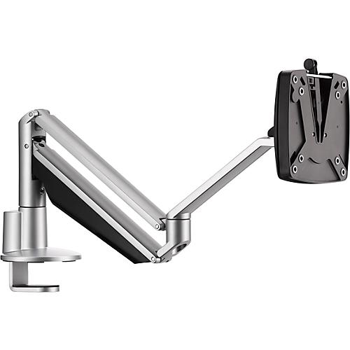 Monitorarm Novus CLU II C, für 1 Monitor bis 7 kg, mit Tischbefestigung, neig/schwenk/höhenverstellbar, silbern/anthrazit