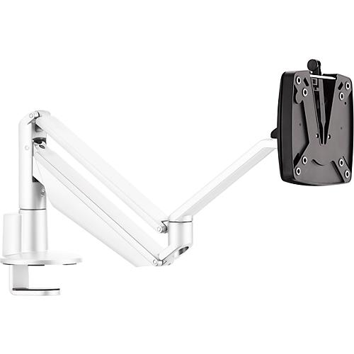 Monitorarm Novus CLU II C, für 1 Monitor bis 7 kg, mit Tischbefestigung, neig/schwenk/höhenverstellbar, weiß
