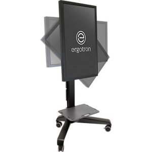 Monitorständer Ergotron Neo-Flex Mobile MediaCenter UHD 24-192-085, Bildschirme bis 54 kg, neig- & drehbar, höhenverstellbar, VESA, schwarz Monitorständer Ergotron Neo-Flex Mobile MediaCenter UHD 24-192-085, Bildschirme bis 54 kg, neig- & drehbar, höhenverstellbar, VESA, schwarz