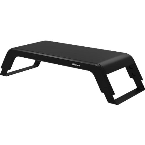Monitorständer Fellowes Hana™ LT, für 1 Monitor bis 22,6 kg, 3-fach höhenverstellbar, mit Stauraum, B 560 x T 222 x H 102 mm, schwarz