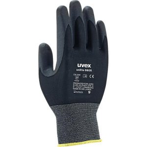 Montagehandschuhe uvex unilite 6605, Polyamid/Nitrilschaum, EN 388: 4122, atmungsaktiv, 10 Paar, GR. 9 Montagehandschuhe uvex unilite 6605, Polyamid/Nitrilschaum, EN 388: 4122, atmungsaktiv, 10 Paar, GR. 9