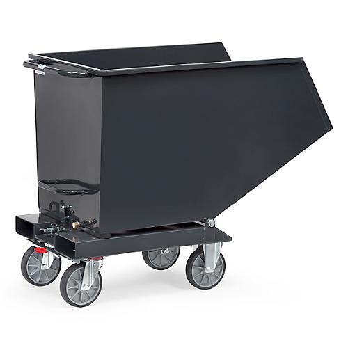 Muldenkipper 4704, 800 l, anthrazit RAL 7016, ohne Ablasshahn und Sieb
