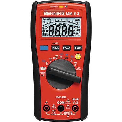 Multimeter MM 6-2 0,000 V -1000 V AC/DC TRUE RMS BENNING
