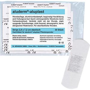 Nachfüllset Typ 2 für Pflasterspender aluderm®-aluplast, 7,2 x 2,5 cm, 30 Strips