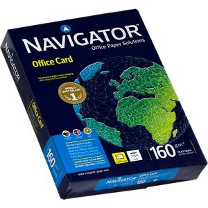 Navigator Office Card, DIN A4, 160 g/m², hochweiß, 1 Paket = 250 Blatt Navigator Office Card, DIN A4, 160 g/m², hochweiß, 1 Paket = 250 Blatt