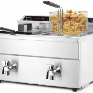 Induktionsfriteuse Profi Line 2x 8 Liter, 2x 3500W Induktionsfriteuse Profi Line 2x 8 Liter, 2x 3500W