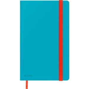 Notizbuch Leitz Cosy, DIN A5, kariert, 100 g/m² Papier, 80 Blatt, Hardcover, blau