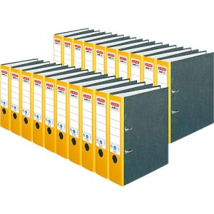 Ordner herlitz maX.file nature, DIN A4, Rückenschild geklebt, Hartpappe, Rückenbreite 80 mm, gelb, 20 Stück Ordner herlitz maX.file nature, DIN A4, Rückenschild geklebt, Hartpappe, Rückenbreite 80 mm, gelb, 20 Stück