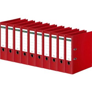 Ordner Schäfer Shop Select, DIN A4, Rückenbreite 80 mm, Griffloch, auswechselbares Rückenschild, Polypropylen, 10 Stück, rot Ordner Schäfer Shop Select, DIN A4, Rückenbreite 80 mm, Griffloch, auswechselbares Rückenschild, Polypropylen, 10 Stück, rot